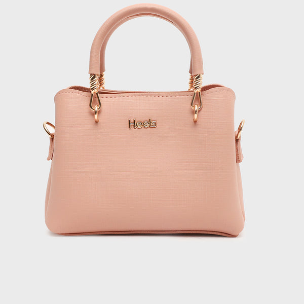 Peach Casual Hand Bag P00P01447