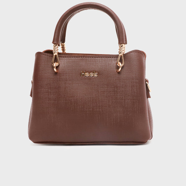 Brown Casual Hand Bag P00P01447