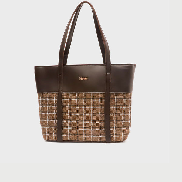 Brown Casual Hand Bag P00P01457