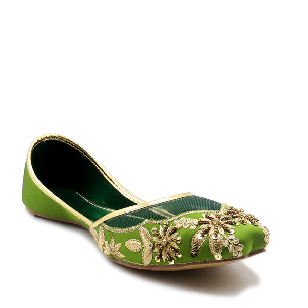 Green Ethnic Khussa L00940024