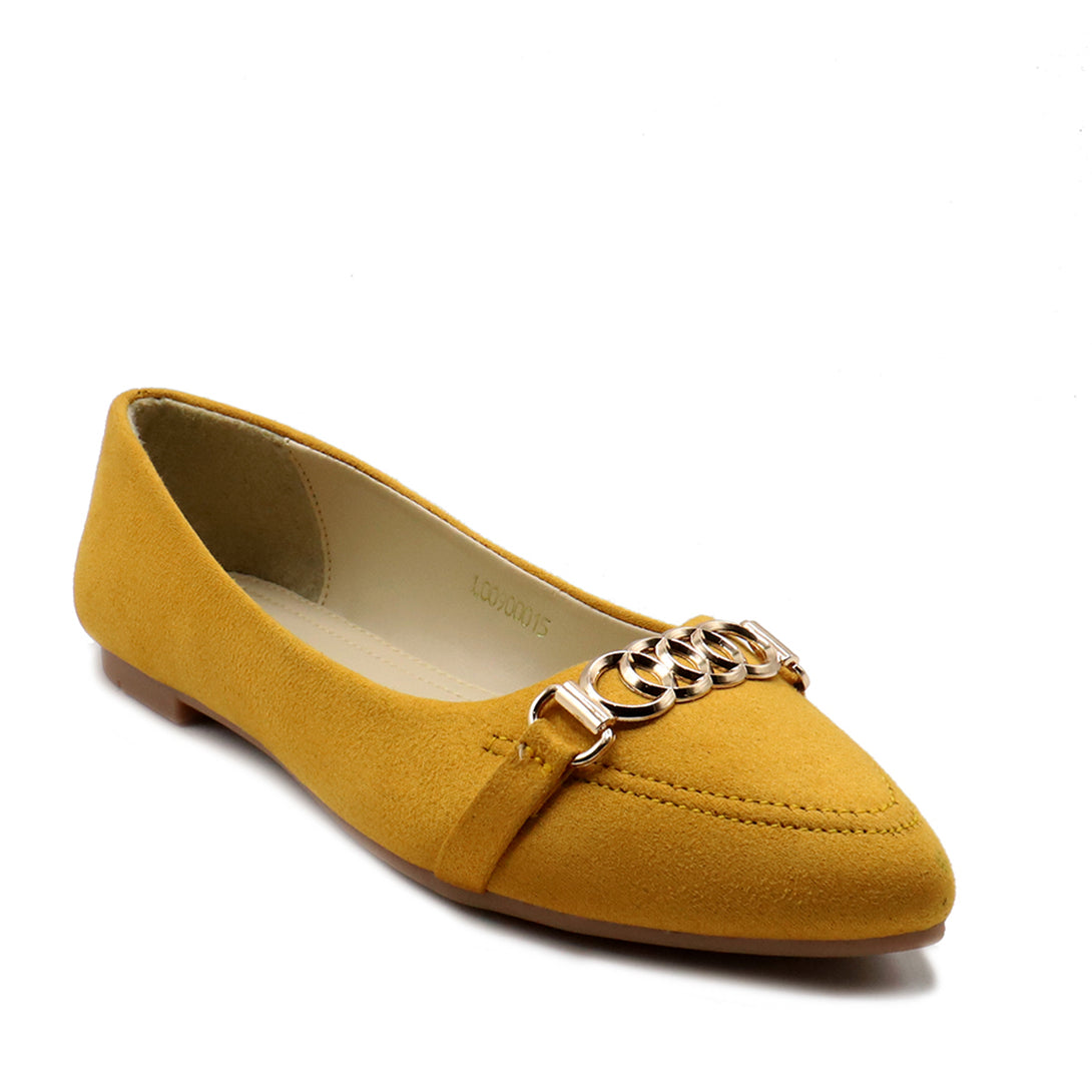 Yellow Casual Pumps L00900015