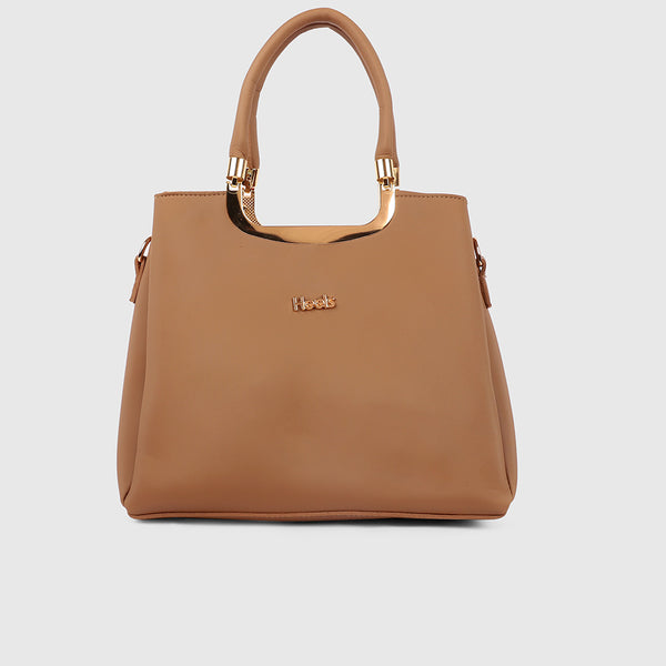 Beige Casual Hand Bag P00P01453