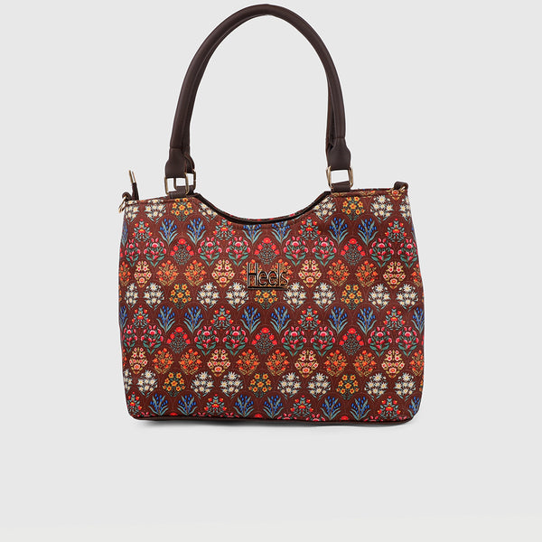 Brown Casual Hand Bag P00P01452