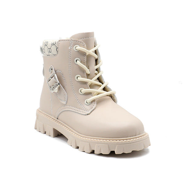 Beige Casual Boots G60019