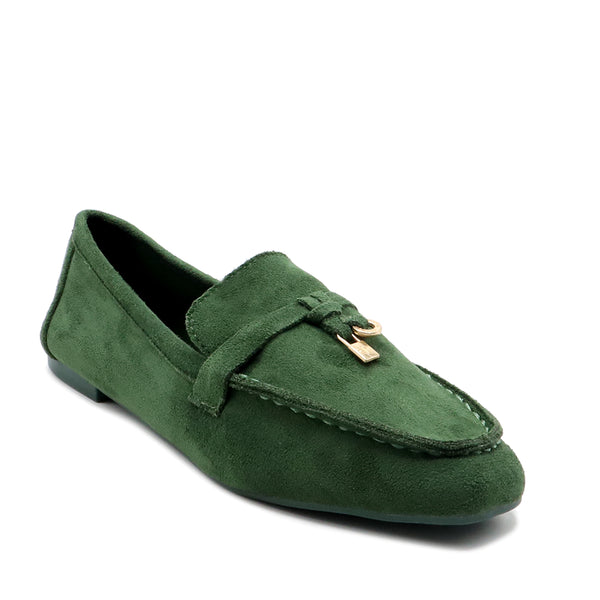 Dark Green Casual Moza L00950035