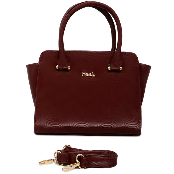 Maroon Casual Hand Bag P00P01397