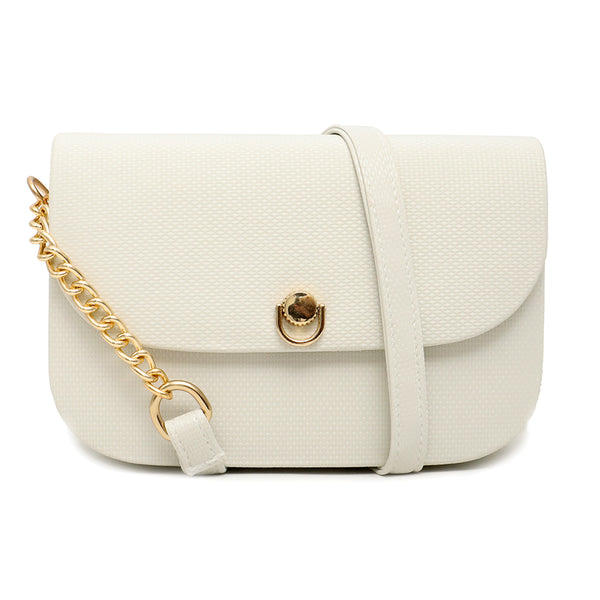 White Casual Hand Bag P00P01394