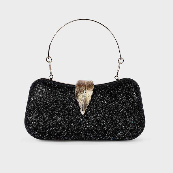 Black Fancy Clutch C00C20360