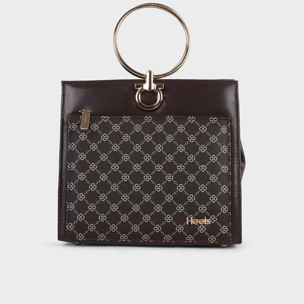 Brown Casual Hand Bag P00P01451