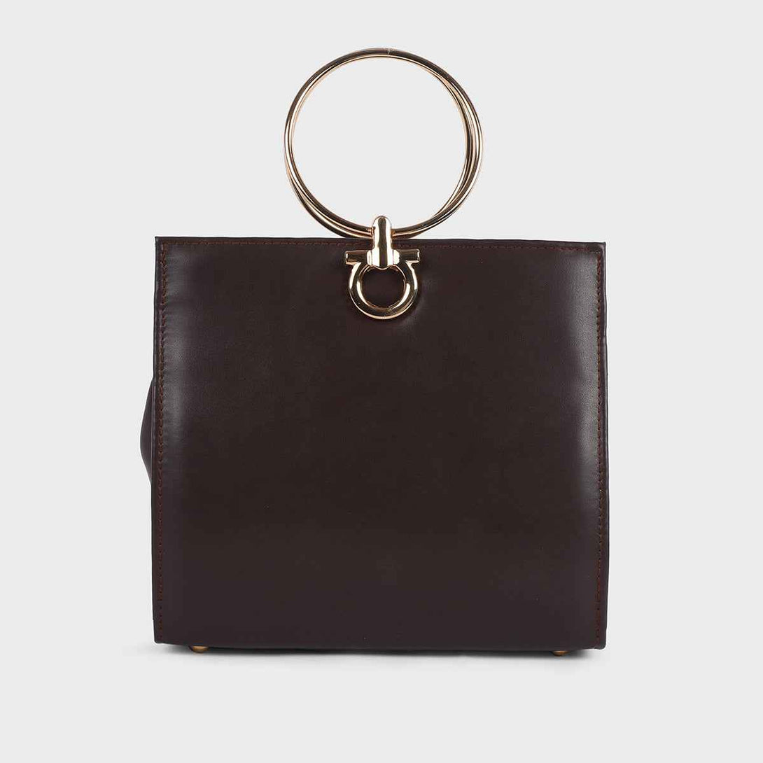 Brown Casual Hand Bag P00P01451