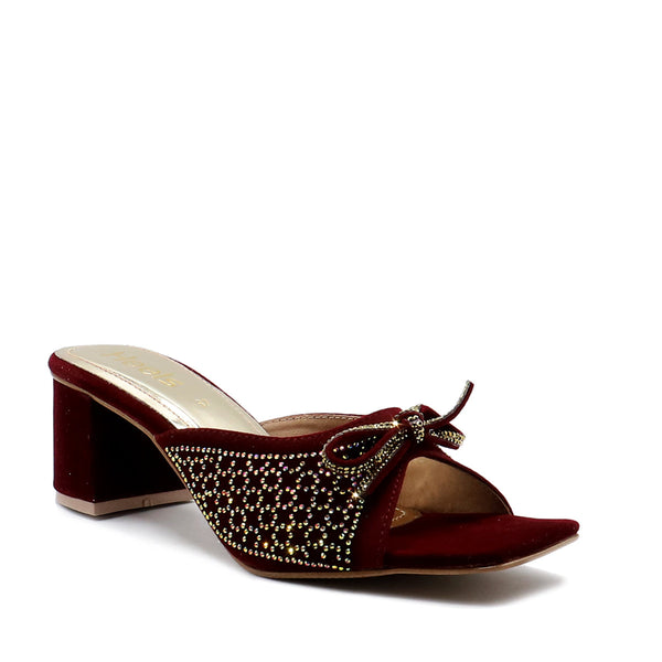 Maroon Fancy Slipper L00450008