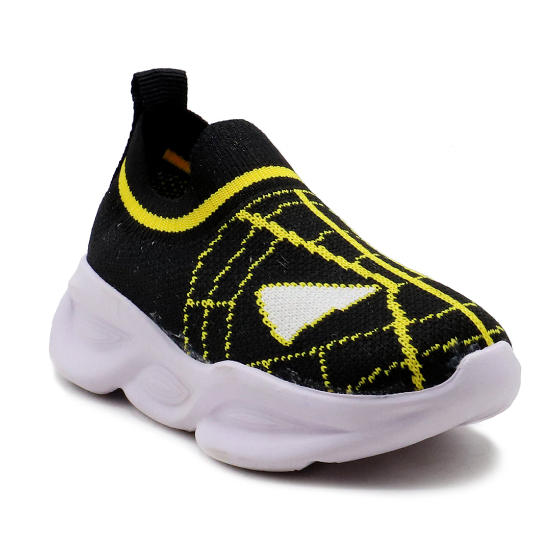 Black/Yellow Casual Sneaker K00B50009