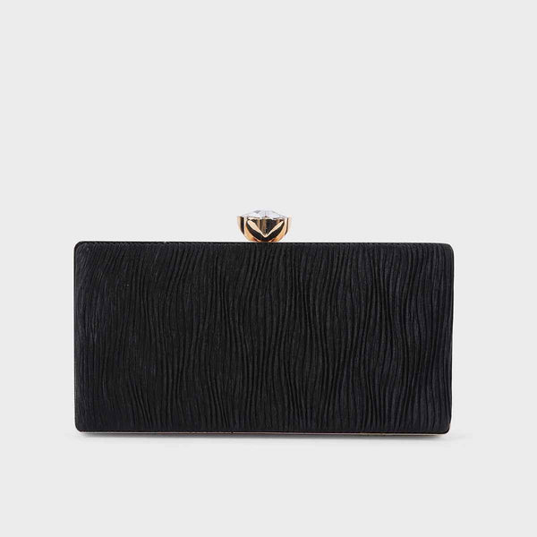 Black Fancy Clutch C00C20388