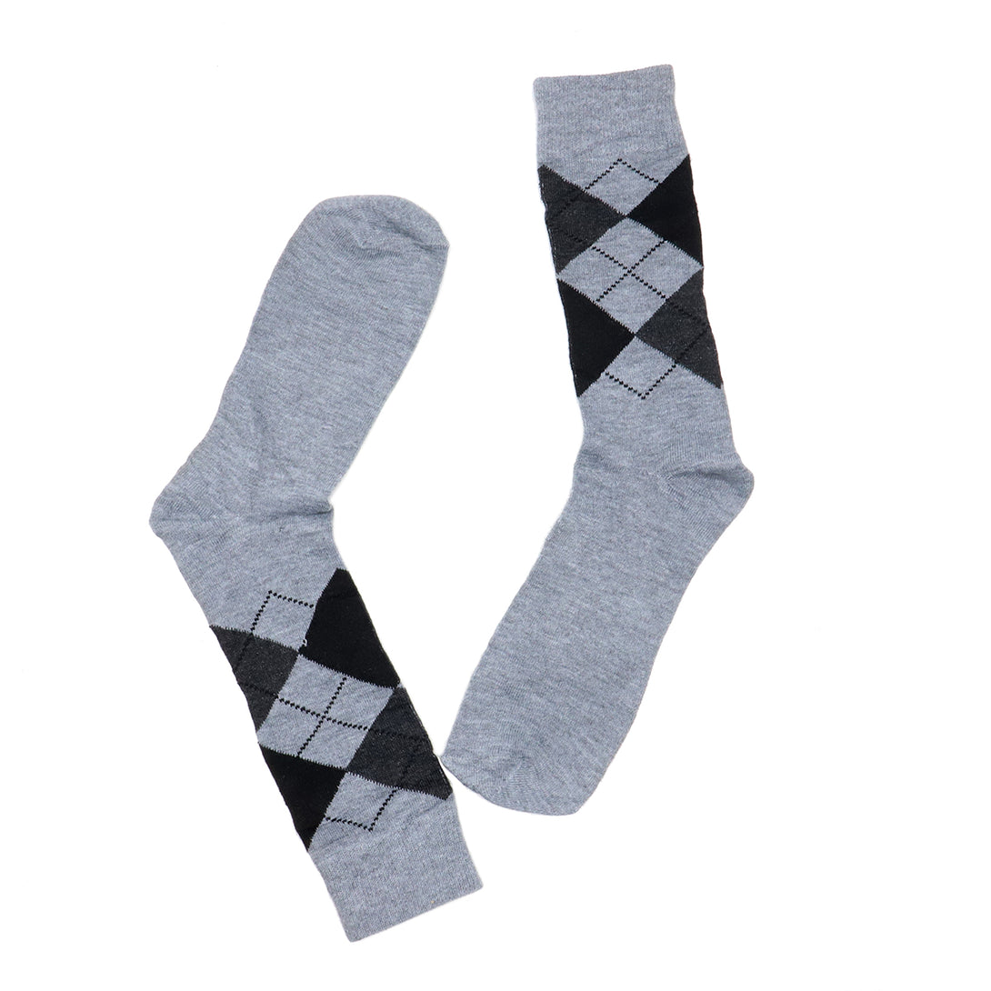 Light Grey Casual Socks A00MS0013