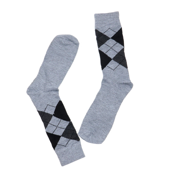 Light Grey Casual Socks A00MS0013
