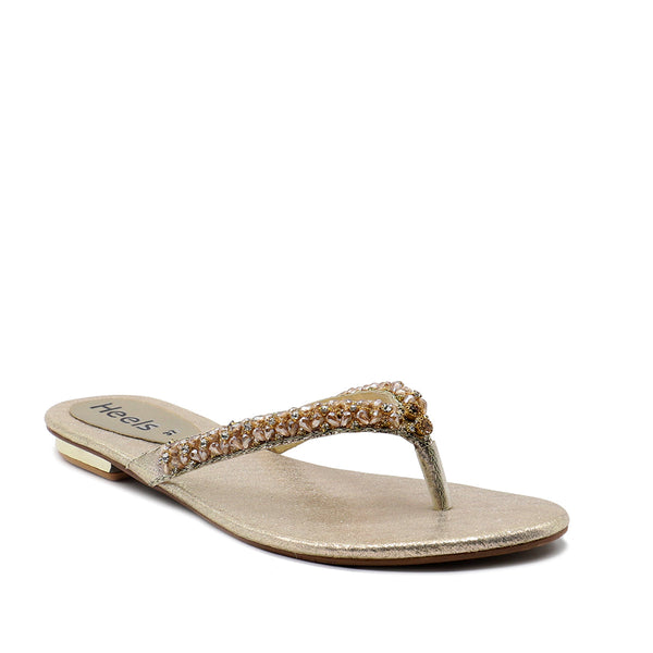 Golden Fancy Chappal 010111