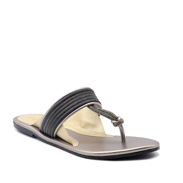 Grey Casual Chappal 000348