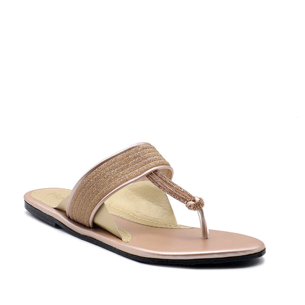 Peach Casual Chappal 000348