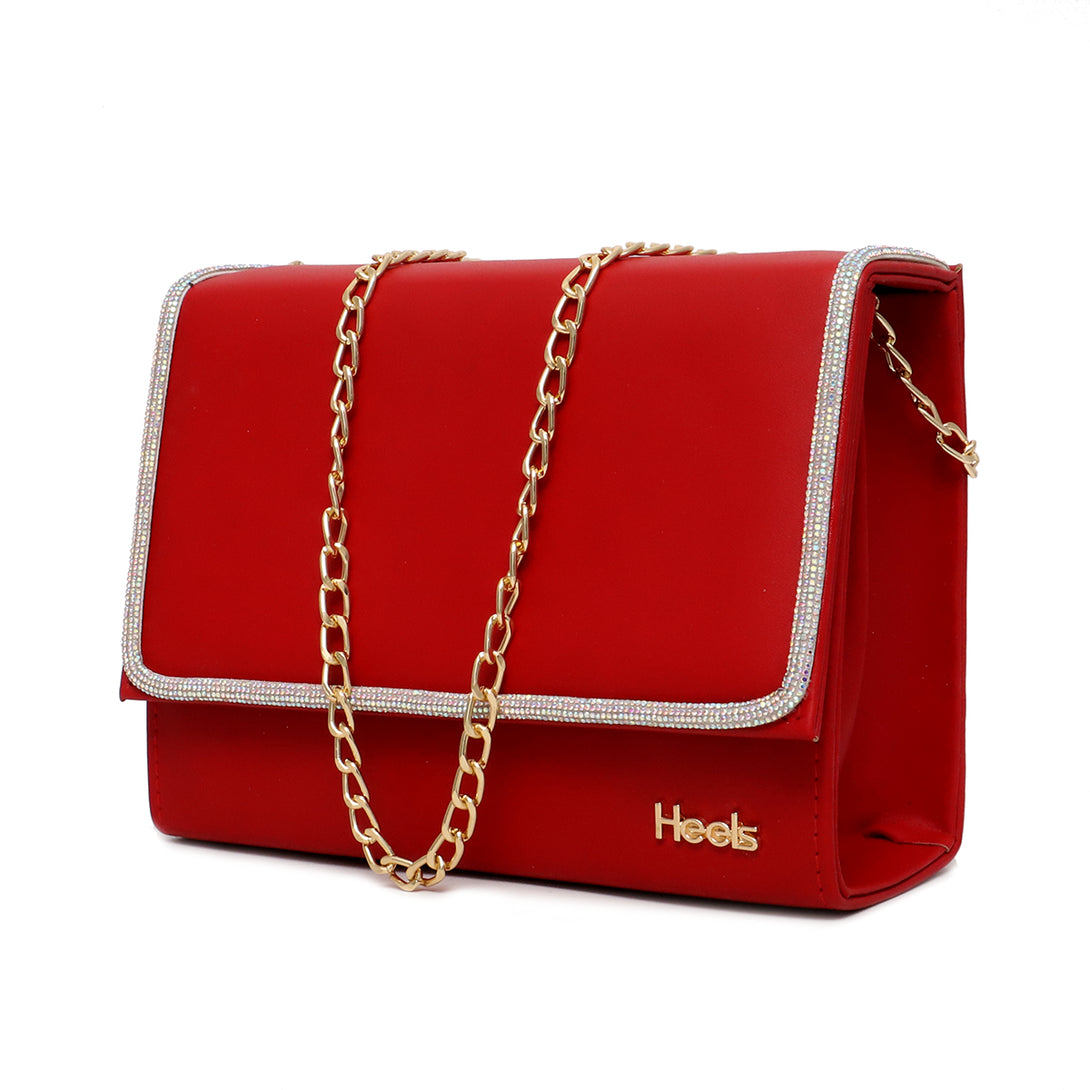 Red Casual Clutch C00C08090