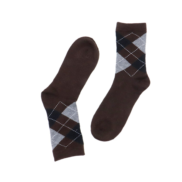 Brown Casual Socks A00MS0023
