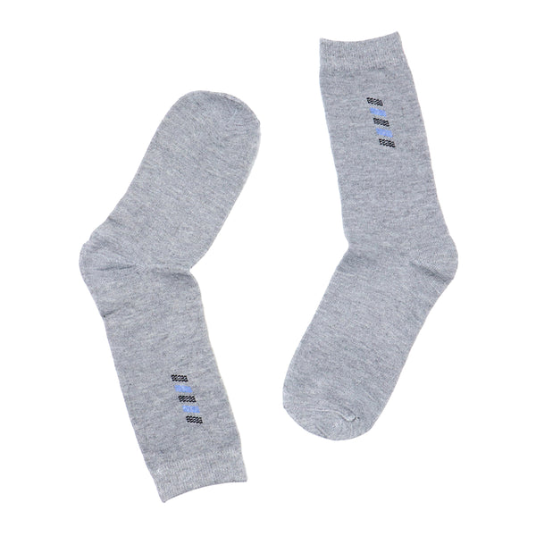 Light Grey Casual Socks A00MS0026