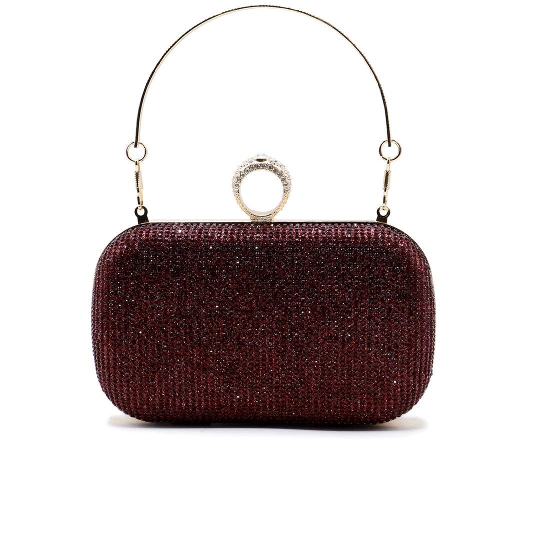Maroon Fancy Clutch CLLC20025
