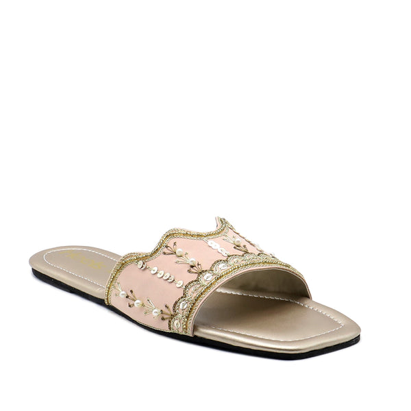 Tea Pink Ethnic Slipper L00350038