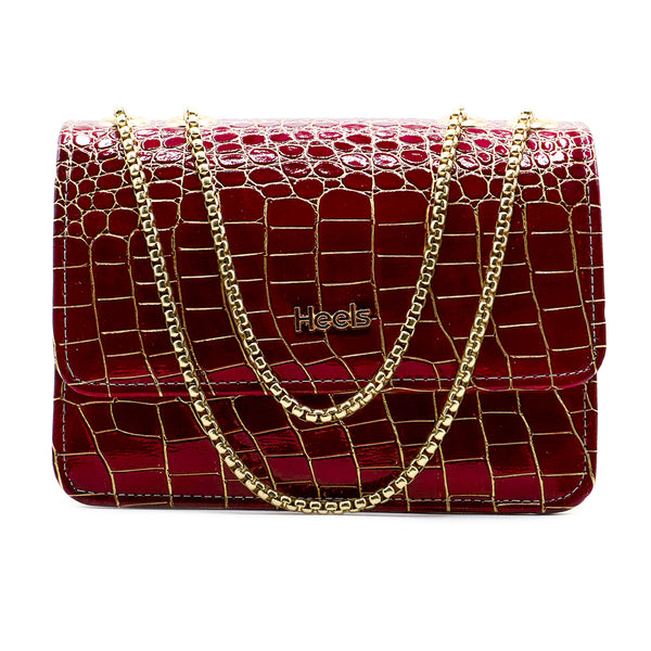 Maroon Casual Clutch C00C08097