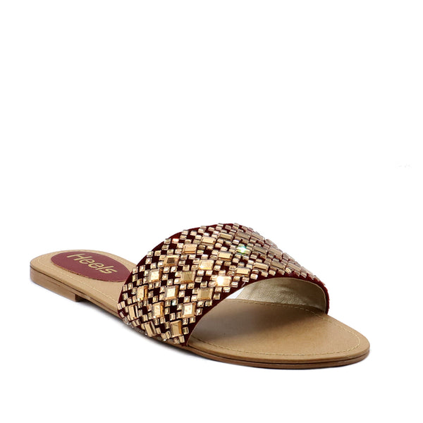 Maroon Fancy Slipper L00420009