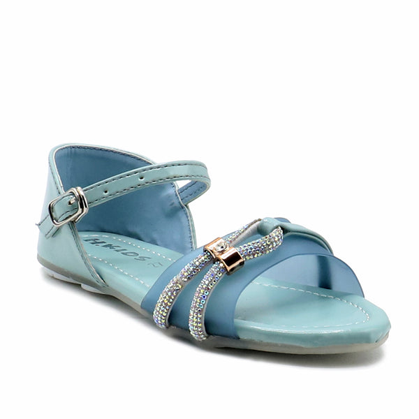 Blue Fancy Sandal K00G10019