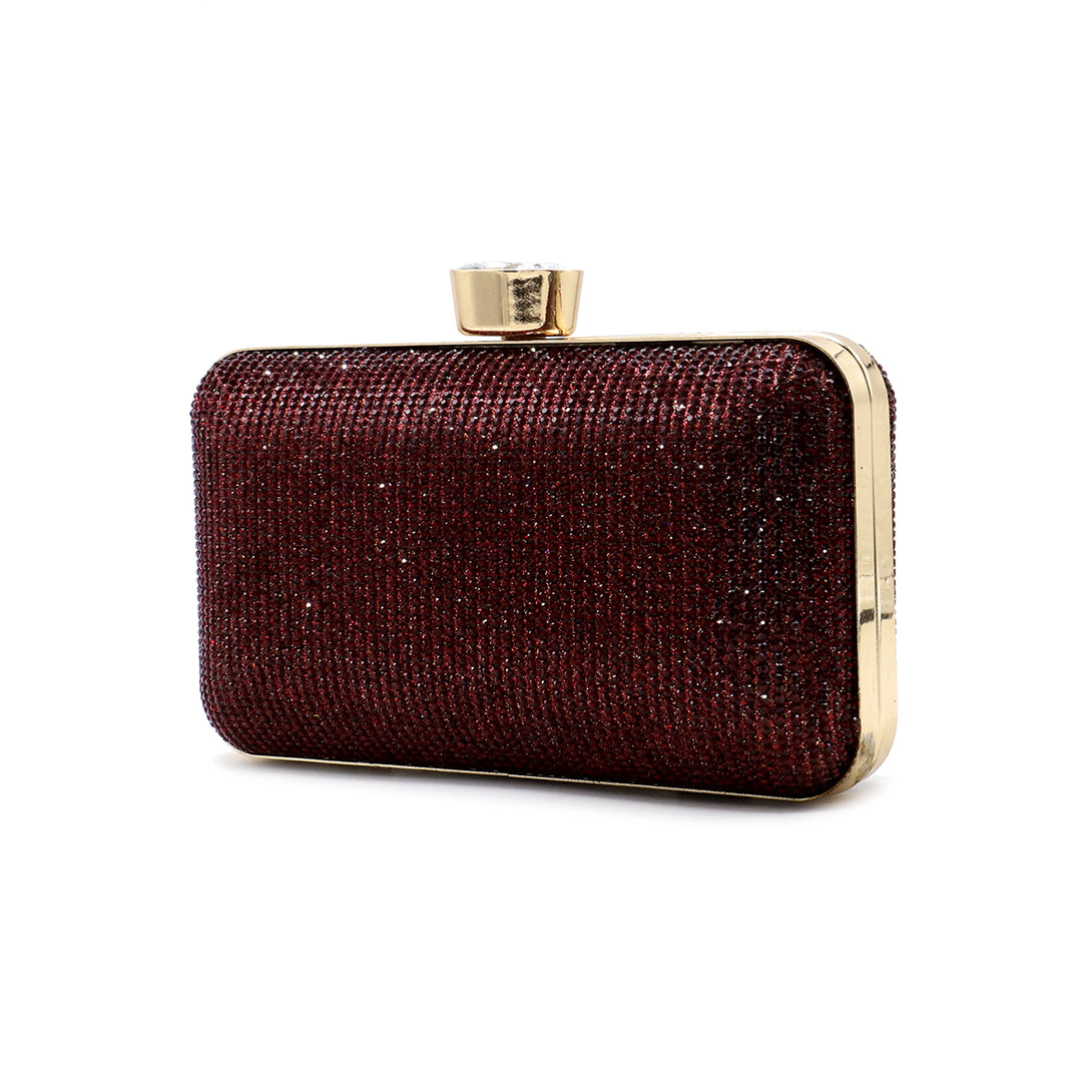 Maroon Fancy Clutch CLLC20030