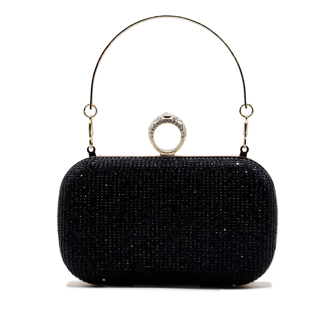 Black Fancy Clutch CLLC20025