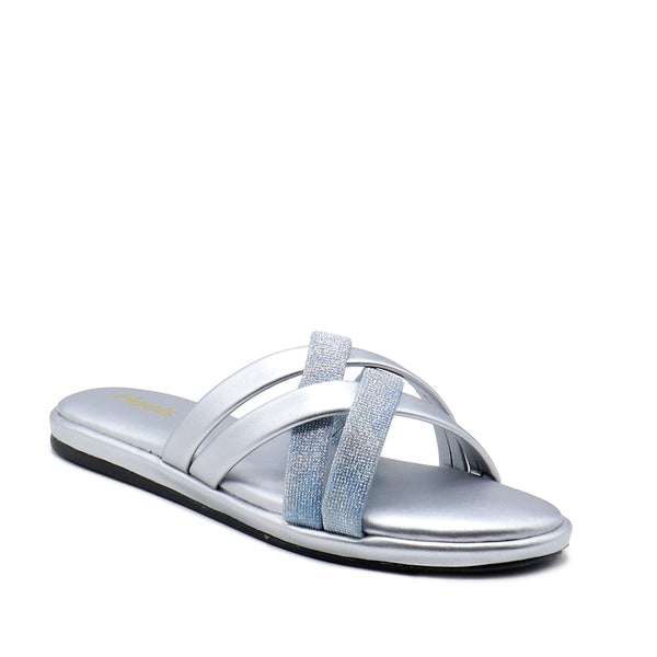 Silver Casual Slipper L00760026