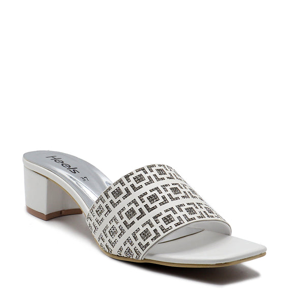 White Fancy Slipper 045177