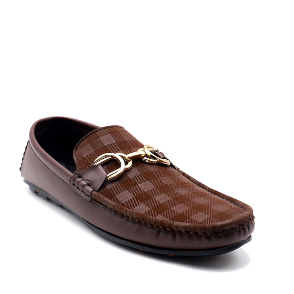 Brown Casual Slip On  165087