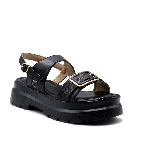 Black Casual Sandal 078129