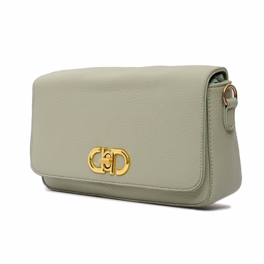 Sea Green Casual Hand Bag P00P01406