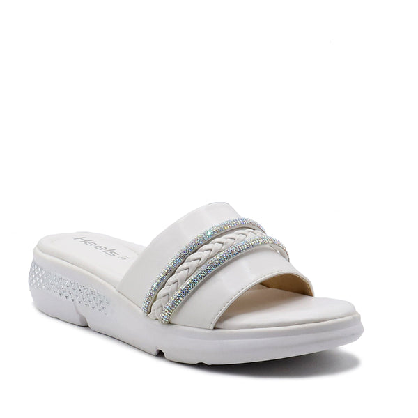 White Casual Slipper LCL760002