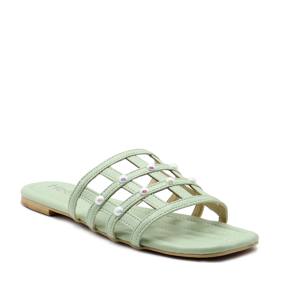 Mint Green Casual Slipper L00350043