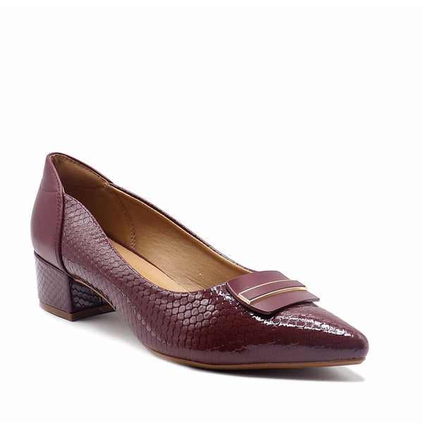 Maroon Formal Court Shoes 085466