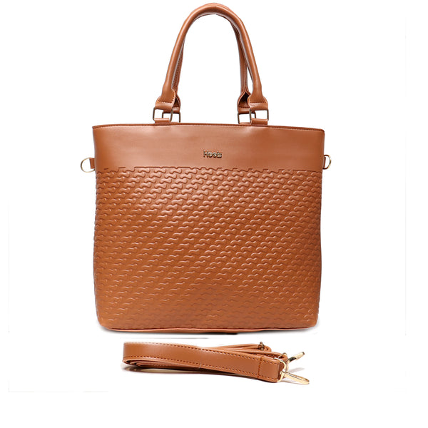 Brown Casual Hand Bag P00P01214