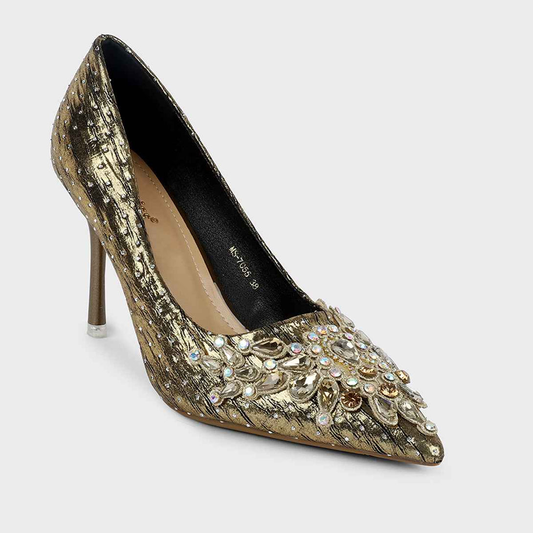 Copper Bridal Court Shoes L00870050