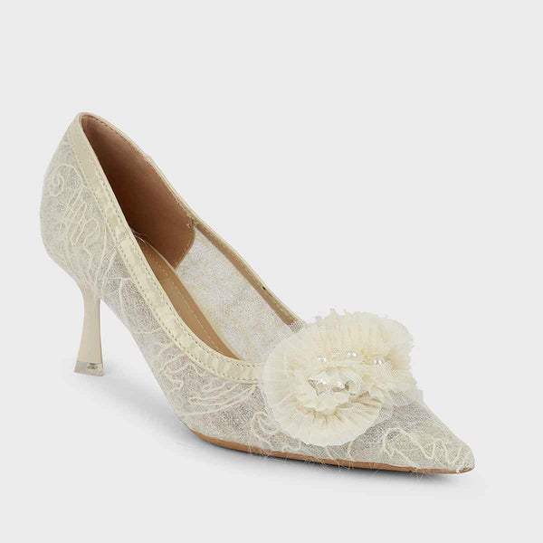 Beige Formal Court Shoes L00850105
