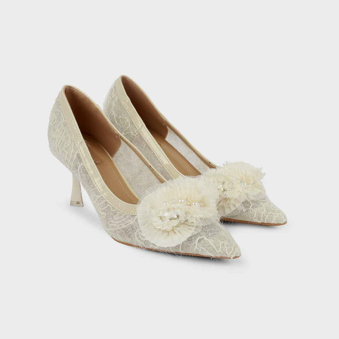 Beige Formal Court Shoes L00850105