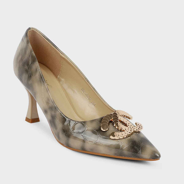 Beige Formal Court Shoes L00850107