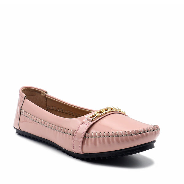 Light Pink Casual Moza 095123