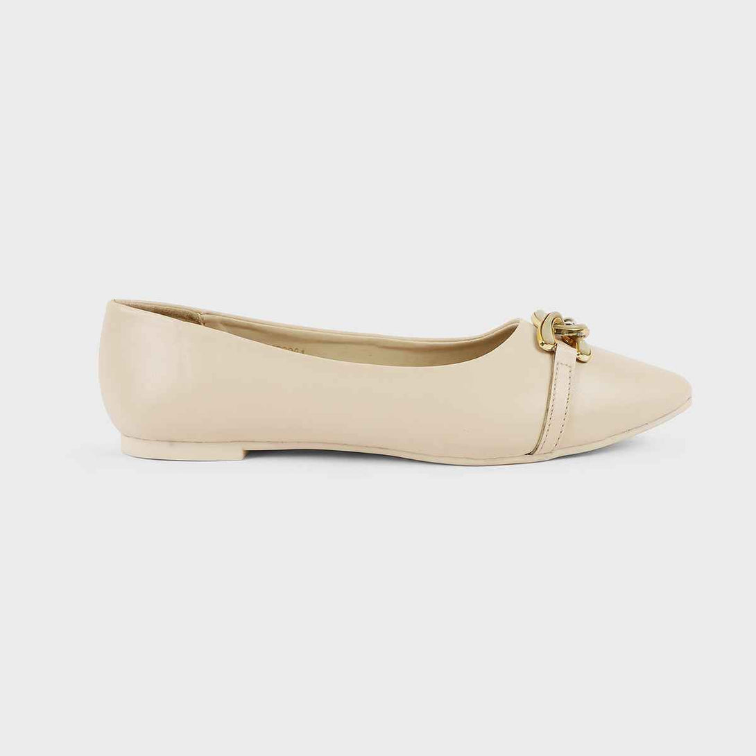 Cream Formal Pumps L00900081