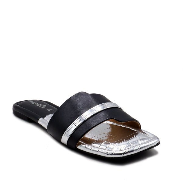 Black Casual Slipper L00000023