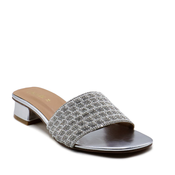 Silver Formal Slipper L00400030