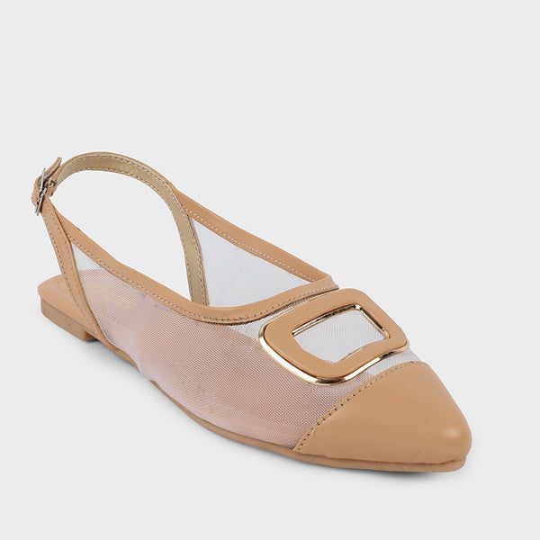 Beige Formal Sling Back L00900050